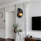 Marble Shell Wall Lamp, Nordic Modern Design for Living Room Bedroom Aisle.