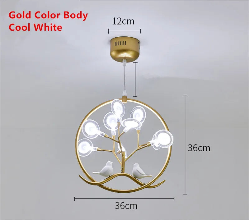 Gold Glass Ball Chandelier Nordic Design for Home Dining Kitchen Restaurant Hallway