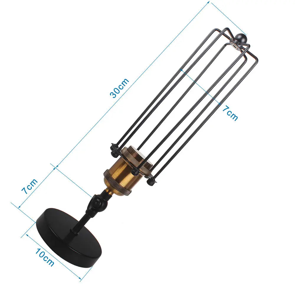 Retro Industrial Wall Sconce Light Fixture for Indoor Lighting