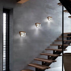 Crystal LED Wall Sconce: Modern Minimalist Bedroom Luxury Light