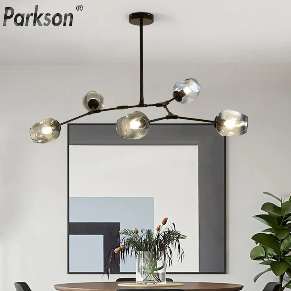 Modern Nordic Glass Chandelier for Home Decoration