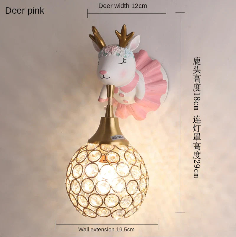 Unicorn Wall Lamp for Children's Room Decor