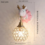 Unicorn Wall Lamp for Children's Room Decor