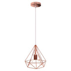Industrial LED Pendant Light Vintage Loft Cage Hanging Lamp for Home Decor