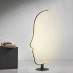 Modern Minimalist Human Face LED Floor Lamp for Home Bedroom Living Room Lighting