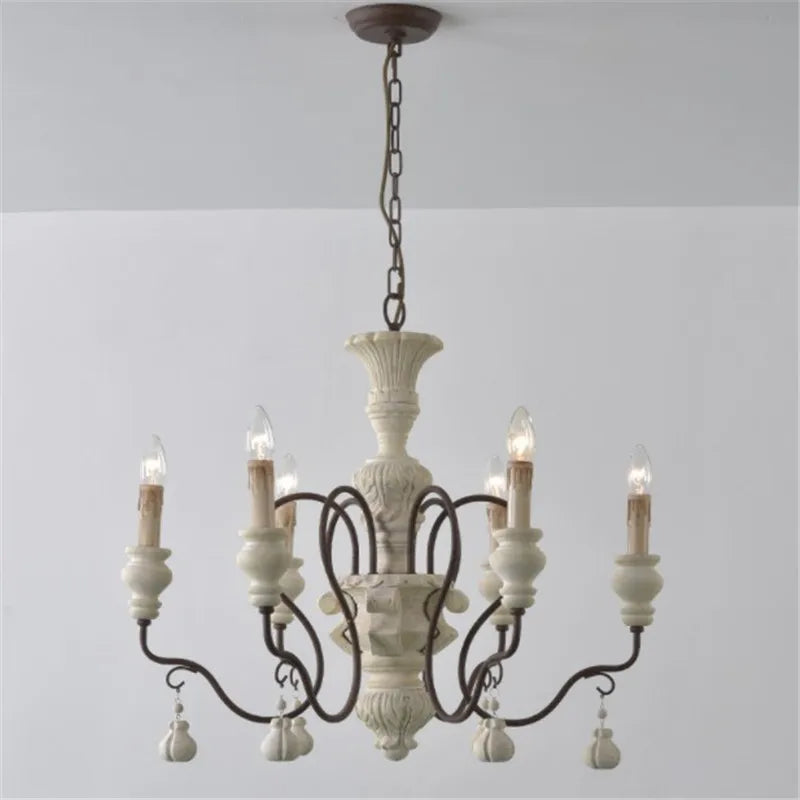 Rustic Iron Pendant Chandelier Vintage Industrial Lamps Ceiling Lighting Fixtures
