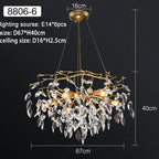 Modern Crystal Chandelier: Luxury Home Décor Lighting for Living Room & Lobby