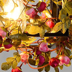 Rose Chandelier: Decorative Industrial Style Pendant Lamp for Music Restaurant