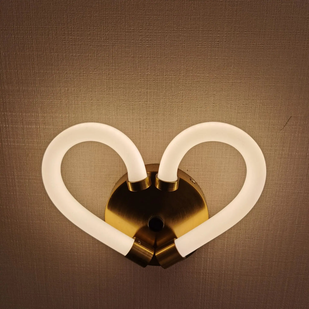 Acrylic Ring LED Wall Lamp for Modern Indoor Decor, Living Room Bedroom Lighting
