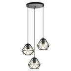 Vintage Cage Pendant Light Chandelier for Home Kitchen Living Room Lighting