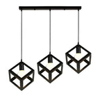 Modern Black Cage LED Pendant Light for Home & Commercial Lighting