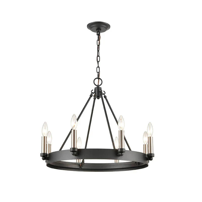 Industrial Vintage Iron Chandelier Pendant Lights for Kitchen Bedroom Living Room