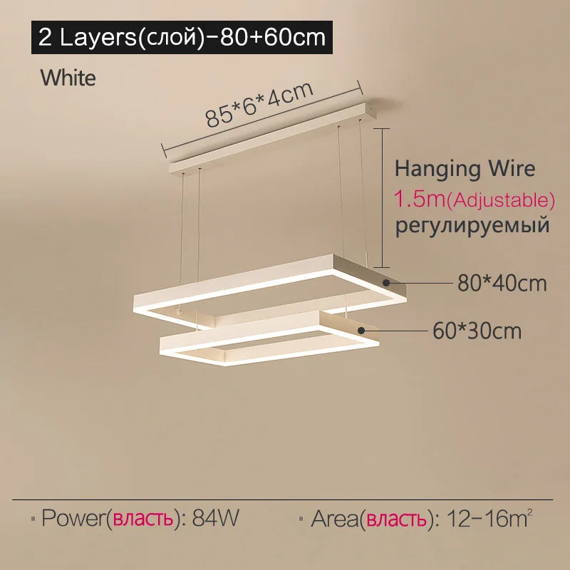 White Headlight Chandelier: Modern Nordic LED Dining Room Bedroom Lamp