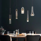 Copper Crystal Chandelier Nordic Luxury Modern Dining Room Lamp