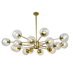 Glass LED Chandeliers: Modern Dining Room Bedroom Living Room Pendant Lights