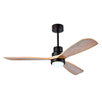 Wood Ceiling Fan with Remote Control | Bedroom 220V