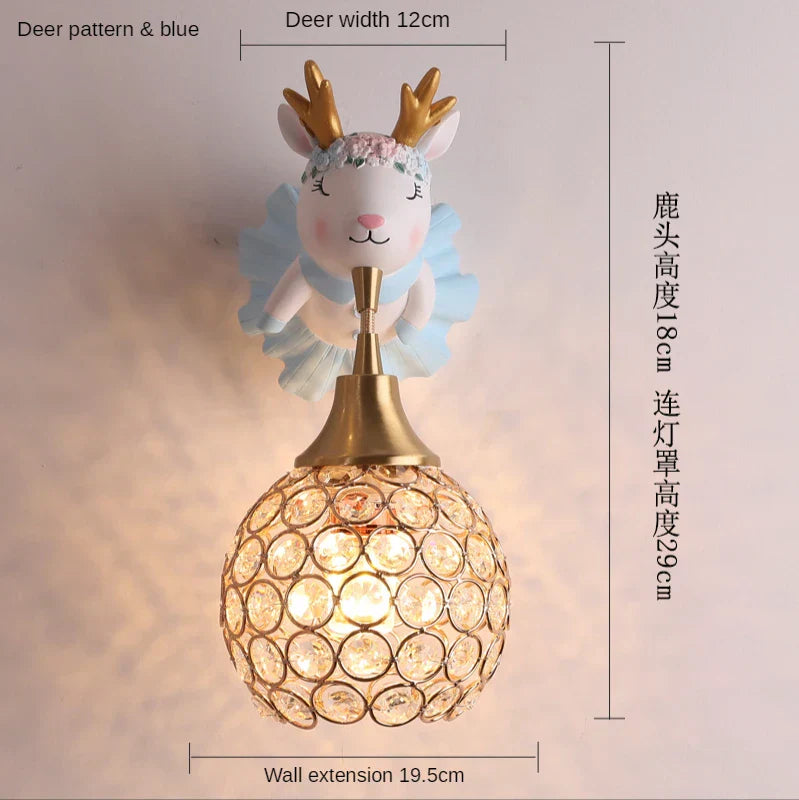 Unicorn Wall Lamp for Children's Room Decor