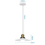 Industrial Pendant Light - Vintage Retro Chandelier LED Ceiling Lamp