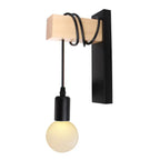 Industrial Pulley Wall Light - Retro Loft Sconce Fixture for Home, Cafe, Bar