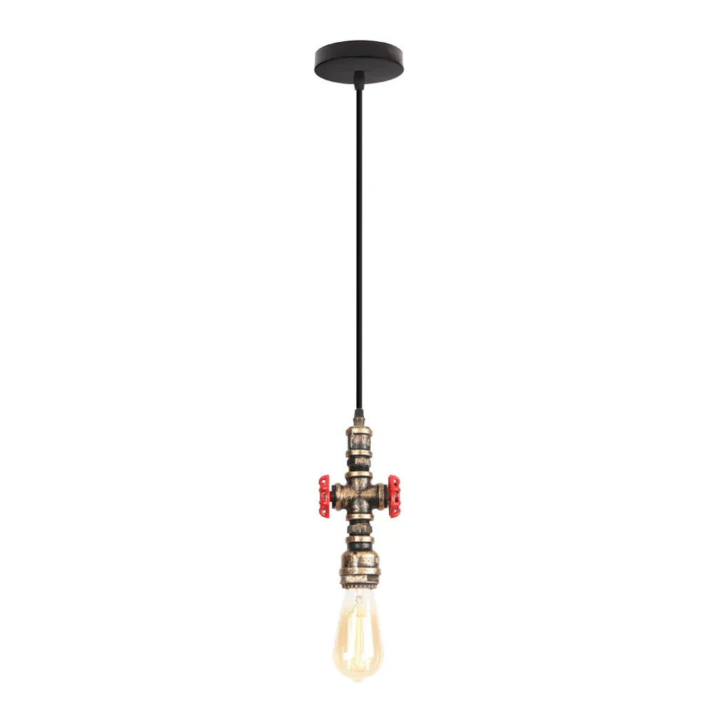 Industrial Retro Loft Pendant Light Water Pipe Ceiling Lamp