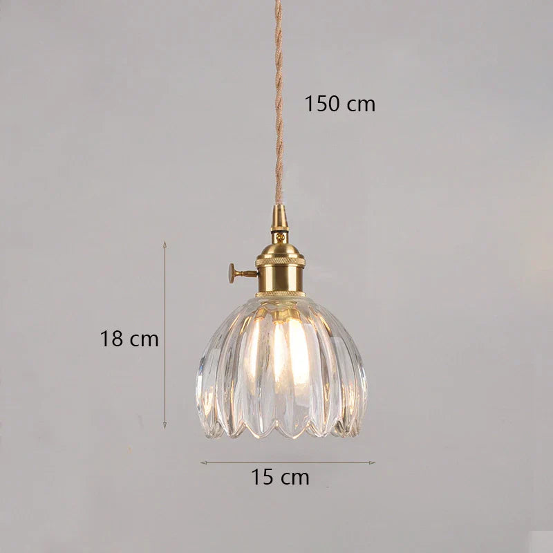 Scandinavian Glass Chandelier Lighting Modern Classic Decorative LED Pendant
