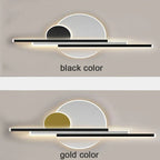 Modern Outdoor Wall Lamp Gold Color IP65 Waterproof LED Sconce Light