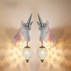 Unicorn Wall Lamp for Children's Room Decor