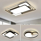 Geometry LED Ceiling Light: Modern Nordic Light Luxury for Living Room Decor