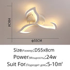 Remoteled Ceiling Chandelier: Modern Art Deco Lighting Fixtures for Living, Dining, Bedroom