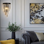 Crystal Wall Lamp: Elegant Lighting for Living Room, Bedroom, and Staircase