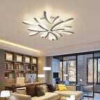 Modern LED Ceiling Chandelier for Home Living Room Bedroom Dining, Remote Control Lighting Fixtures
