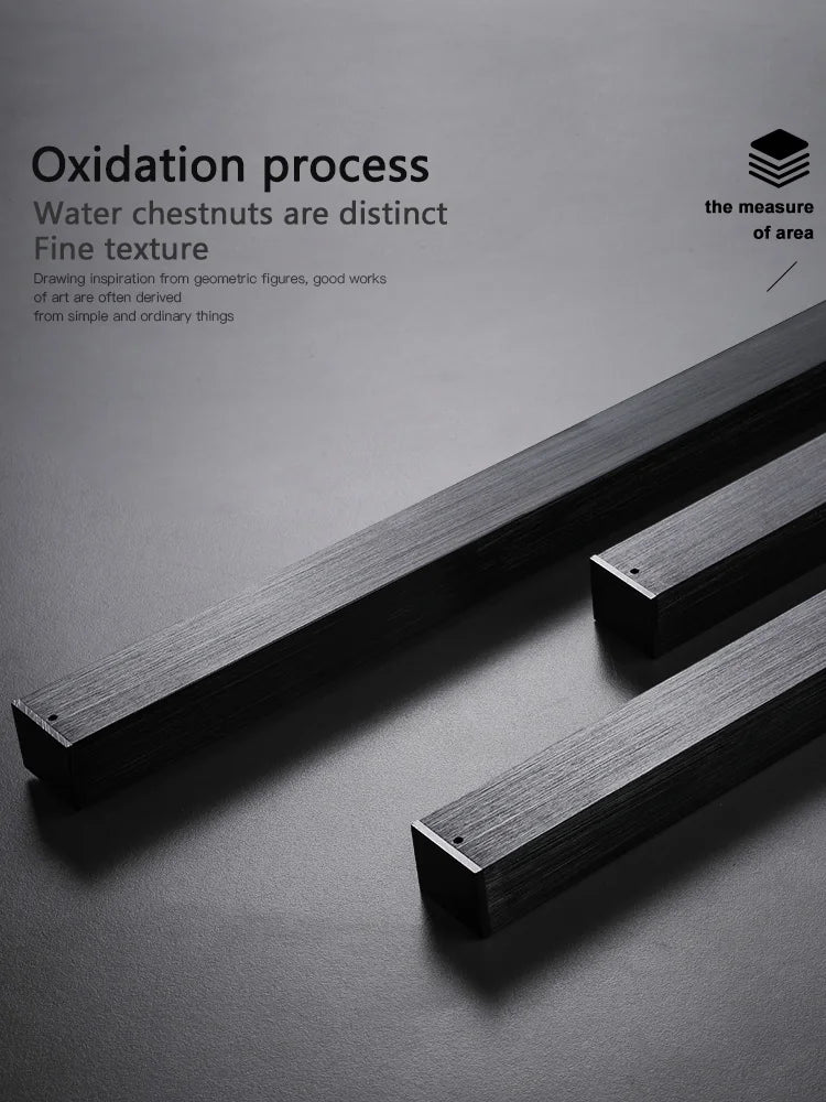 Black Nordic Chandelier LED Light Minimalist Designer Style Bar Living Room