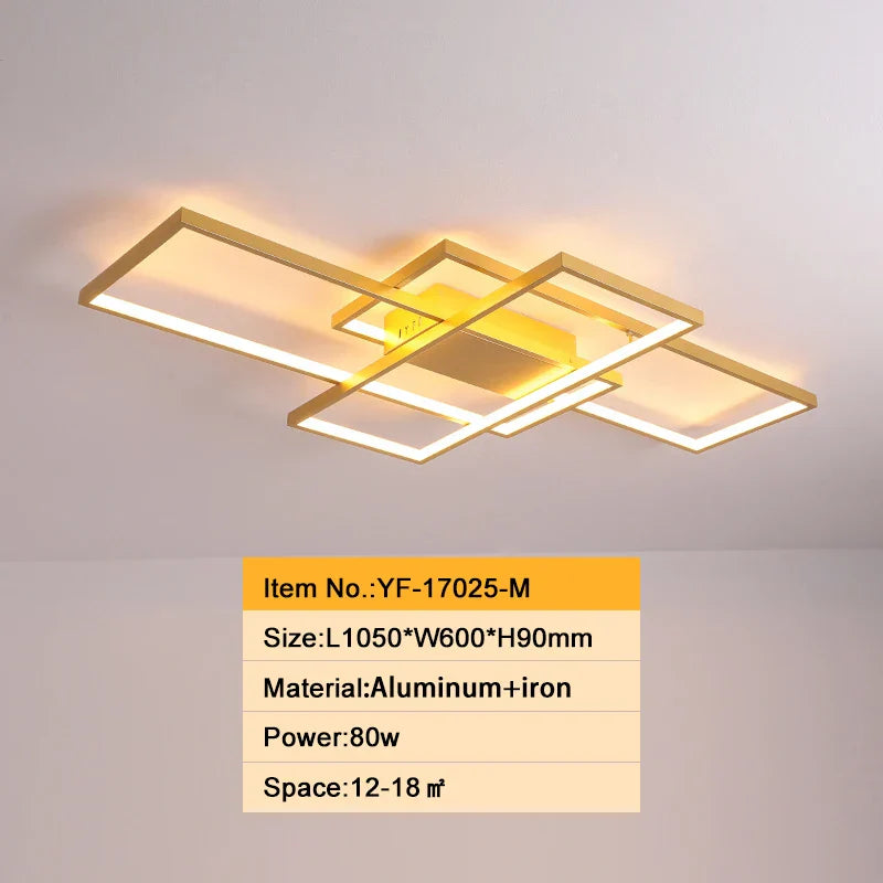 Modern Black/White LED Chandelier – Aluminum Ceiling Lighting for Living Room & Bedroom