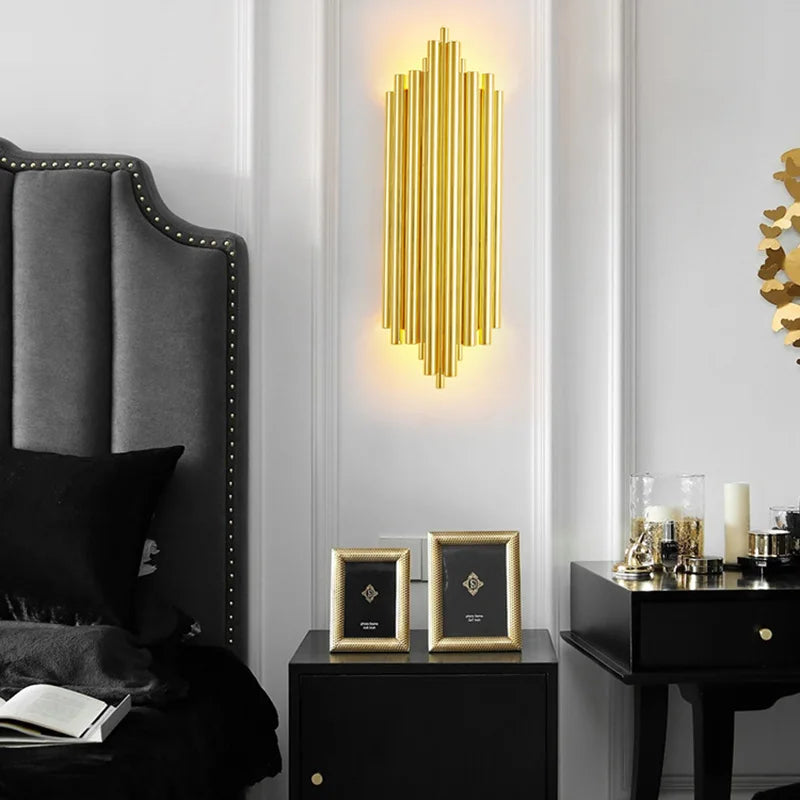 Crystal Wall Lamp: Elegant Lighting for Living Room, Bedroom, and Staircase