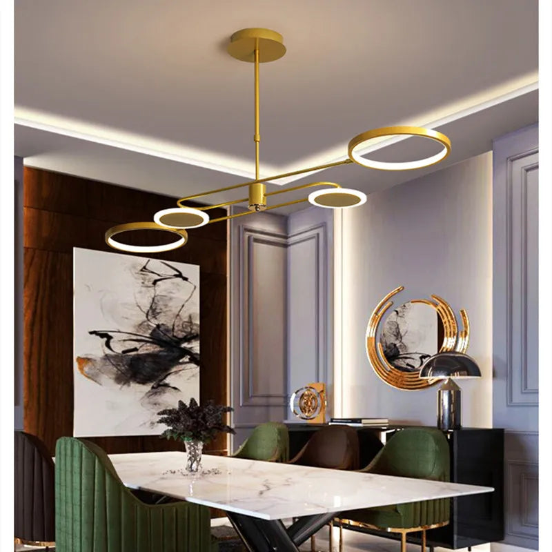 LED Dimmable Ceiling Chandeliers: Modern Style for Living, Dining, Bedroom, Kitchen Décor