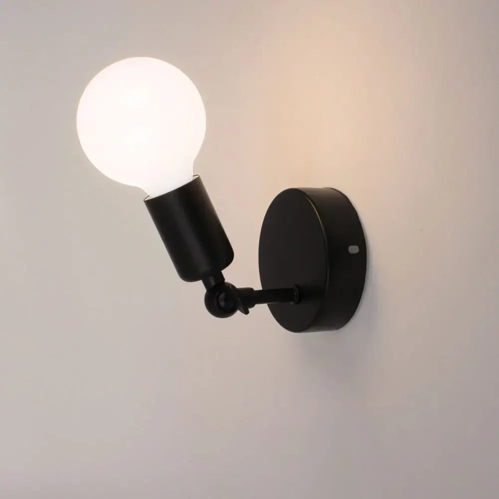 Modern Vintage Adjustable LED Wall Lamp for Living Room, Bedroom & Bathroom