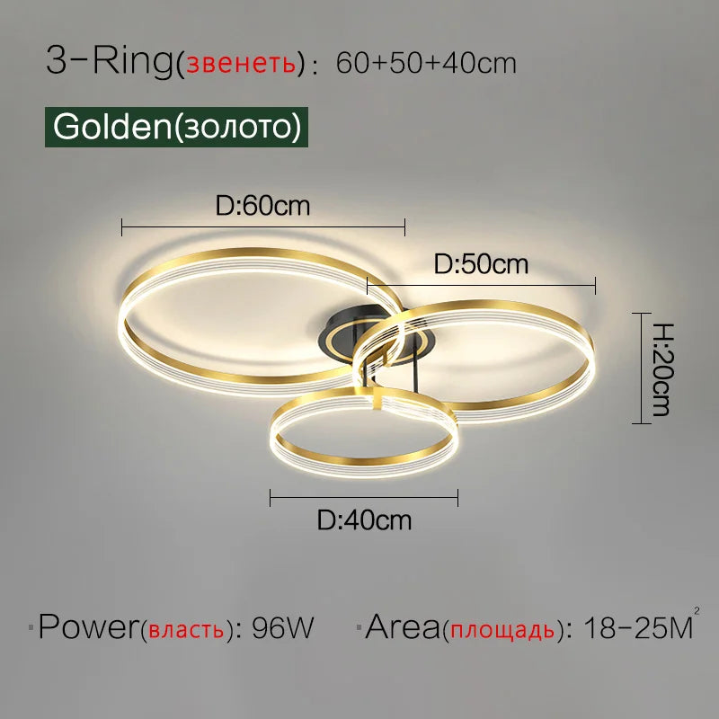 Nordic Light Luxury Foyer Ceiling Lamp - Modern, Simple, Elegant Lighting