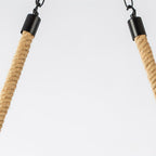 Hemp Rope Industrial Wave Chandelier