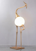 Heron Sculpture Floor Lamp