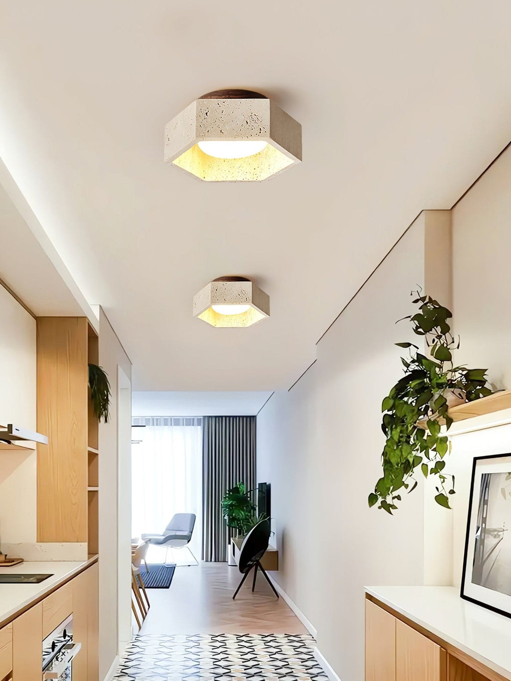 Hexa Core Ceiling Light