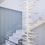 LED Chandelier: Modern Art Pendant Light for Living/Dining Room, Office, Bar