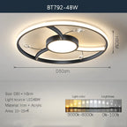 LED Chandelier: Modern Whole House Indoor Lighting for Bedroom, Living Hall, and Dining Room