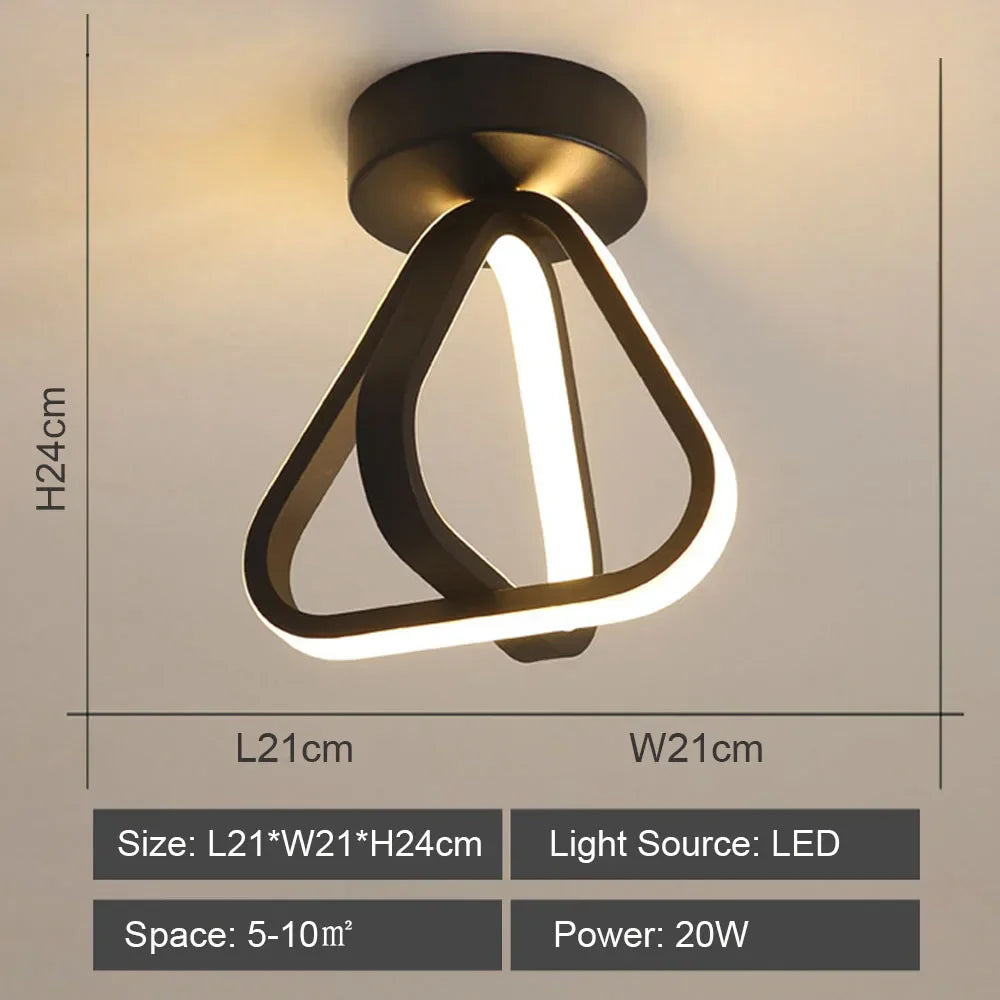 Modern LED Ceiling Lamp for Indoor Lighting Minimalist Chandelier