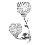 Crystal Wall Sconce: Modern Bedside Wall Lamp for Home Decor