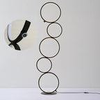 Modern Ring LED Floor Lamp for Home Decor and Lighting