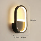LED Wall Light: Modern Bedroom Bedside Lamp, Living Room Sconce, Home Decor Lighting