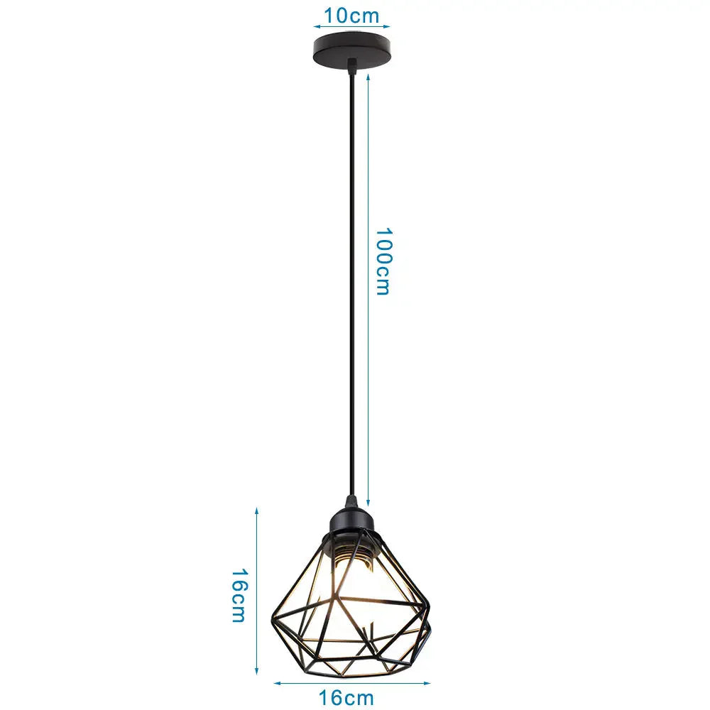 LED Pendant Lights Vintage Hanging Lamp Industrial Ceiling Fixture E27
