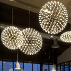 Gypsophila Sparkball Pendant Lights – Indoor Living Room Cafe Lighting Fixture