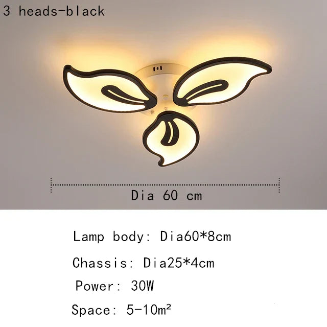 Elegant LED Ceiling Light for Living Room, Bedroom, Dining - Modern & Light Luxury