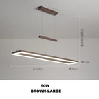 Gold Aluminum LED Chandelier Acrylic Deco Design for Bedroom Kitchen Island